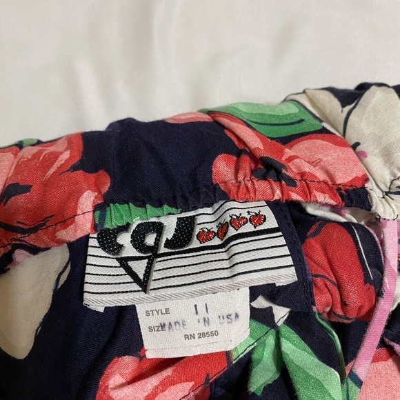 Floral Print Black Summer Dress Sz 11 - Picture 8 of 8